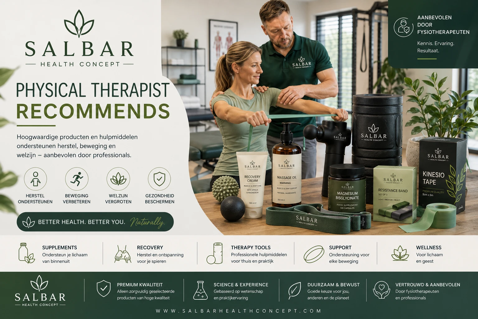 Salbar Health Concept: Produkte und Hilfsmittel für Bewegung, Genesung und Wohlbefinden